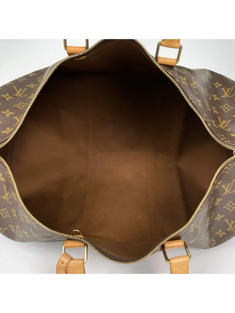 Louis Vuitton Keepall 50 Boston Bag Monogram Brown
